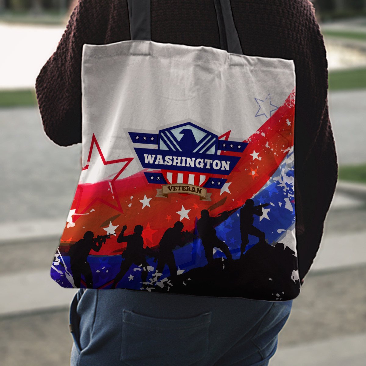 WA Veteran Tote Bag